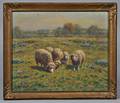 George Arthur Hays American 18541945 Group of Sheep