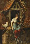HendricusJacobus Burgers Dutch 18341899 Gathering Eggs