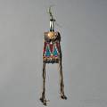 Kiowa Beaded Leather and Hide StrikeaLight Bag