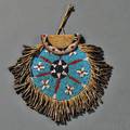 Apache Beaded Hide and Leather StrikeaLight Pouch