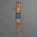 Lakota Beaded and Quilled Buffalo Hide Pipe Bag