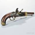 French An XIII Flintlock Pistol
