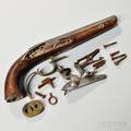 Flintlock Naval Pistol in Parts