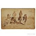 CS Fly Cabinet Card of Geronimo and Naiches Mounted March 27 1886