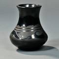 San Ildefonso Blackonblack Pottery Vessel