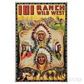 Framed 101 Ranch Wild West Poster