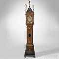 Roger Dunster Burl Walnut Eightday Musical Clock with Alarm