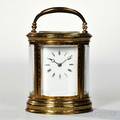 Japy Freres Oval Carriage Clock