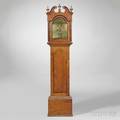 Levi  Abel Hutchins Birch Tall Clock