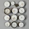 Thirteen Waltham Watch Movements