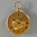 H Mathey Peytieu 18kt Gold Openface Watch