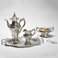 Fivepiece Reed  Barton Sterling Silver Coffee Service