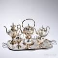 Sixpiece S Kirk  Son Co Sterling Silver Tea and Coffee Service
