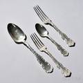 Sixtytwo Pieces of Whiting Louis XV Pattern Sterling Silver Flatware