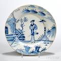 Tinglazed Earthenware Maiden Dish