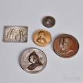 Five British and French Commemorative Medals