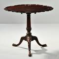 George IIIstyle Mahogany Tilttop Table