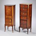 Louis XVIstyle Secrtaire  Abattant and a Tall Cabinet