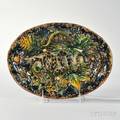 Hentry Destreguil Palissy Platter