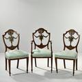Three George IIIstyle Painted Chairs