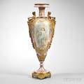 Sevres Porcelain Bronzemounted Vase