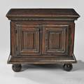 English William and Marystyle Oak Cabinet