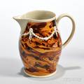 Leadglazed Marbled Pearlware Jug