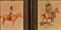 Frederic Remington American 18611909 Three Images from A Bunch Of Buckskins