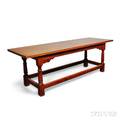 Wallace Nutting Renaissancestyle Carved Oak Refectory Table