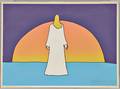 Peter Max GermanAmerican b 1937 Christ