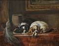 Continental School 19th20th Century Two King Charles Spaniels After Landseer