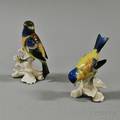 Pair of German Porcelain Birds