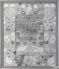 Delaware silk on linen sampler early 19th c