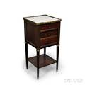 Louis XVIstyle Marbletop Mahogany Gueridon