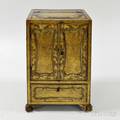 Export Tabletop Gilt Lacquer Cabinet
