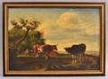 European School 19th Century Landscape with Cows and Milkmaid