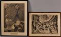Two Works on Paper Harry Herman Wickey American 18921968 Under the EL