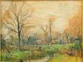 Arthur Clifton Goodwin American 18641929 Village in Winter