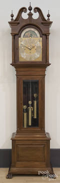 Mahogany tall case clock