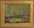 Joseph Greenwood American 18571927 Green Forest Landscape