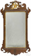 Chippendale mahogany looking glass 18th c