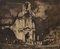Sir Frank Brangwyn British 18671956 Church of St Austrebert Montreuil