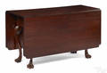 Pennsylvania Queen Anne cherry drop leaf dining table ca 1770