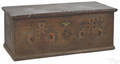 Pennsylvania painted pine dower chest late 18th c