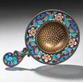 Continental Silver and Pliquejour Tea Strainer