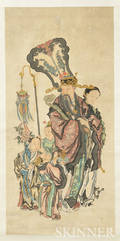Hanging Scroll Depicting an Official