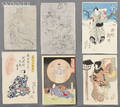 Ten Woodblock Prints and Two Ink Sketches