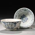 Two Blue and White Bowls