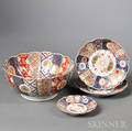 Three Imari Dishes and a Bowl