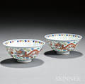Pair of Doucai Bowls